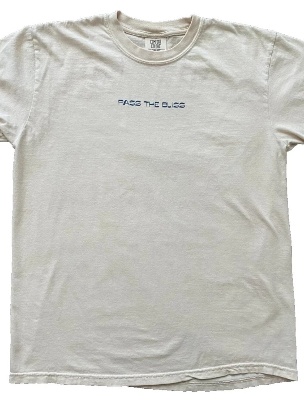 Comfort Colors Pass The Bliss Vitarka Mudra Graphic Tee